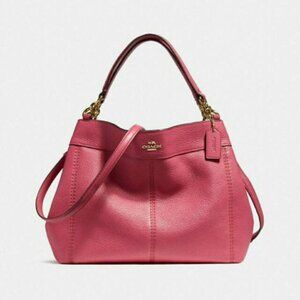 Coach Lexy Pebbled Leather Shoulder Bag